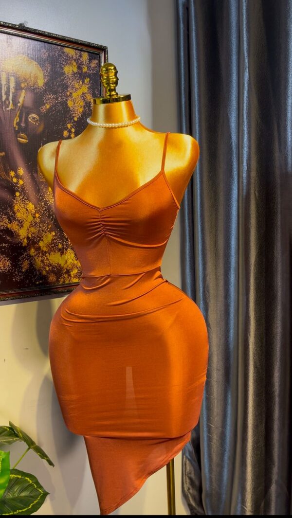 Pretty brown bodycon  gown